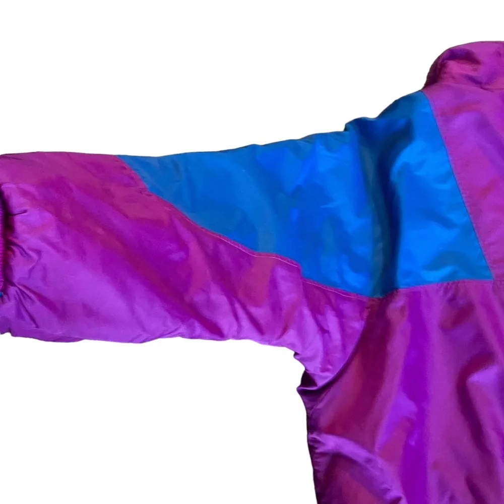 Vintage 80’s/90’s Columbia duo coloured ski jacket with radial sleeves s… - Picture 7 of 16